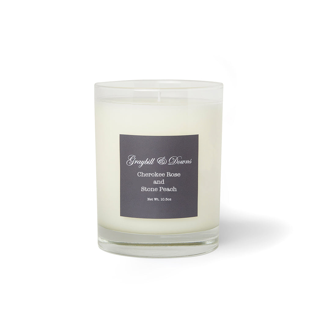 CHEROKEE ROSE AND STONE PEACH CANDLE