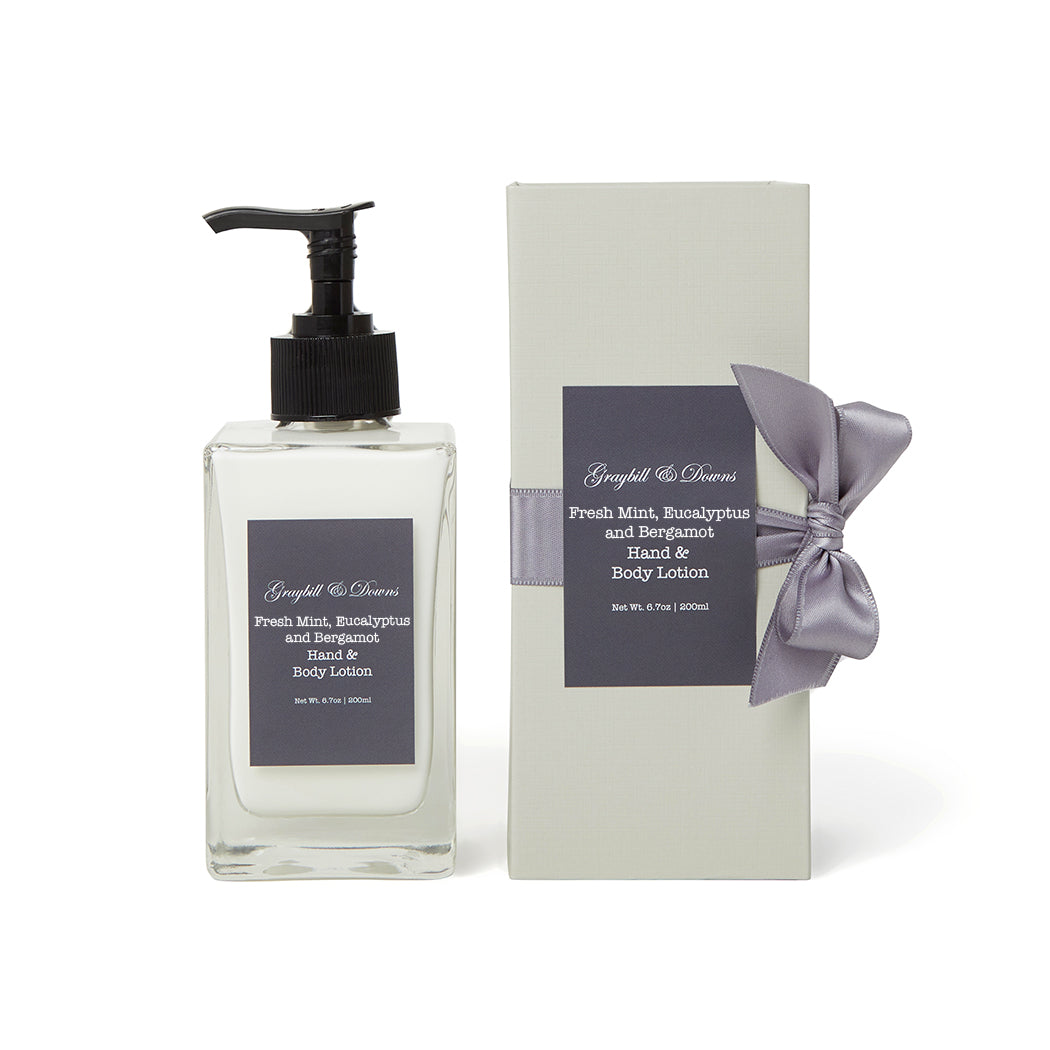 FRESH MINT, EUCALYPTUS AND BERGAMOT HAND & BODY LOTION