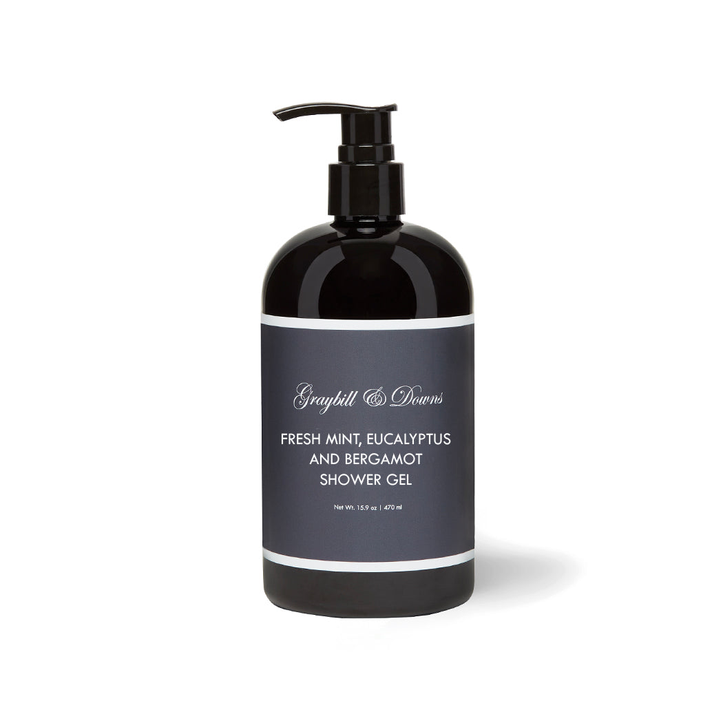 FRESH MINT, EUCALYPTUS AND BERGAMOT SHOWER GEL