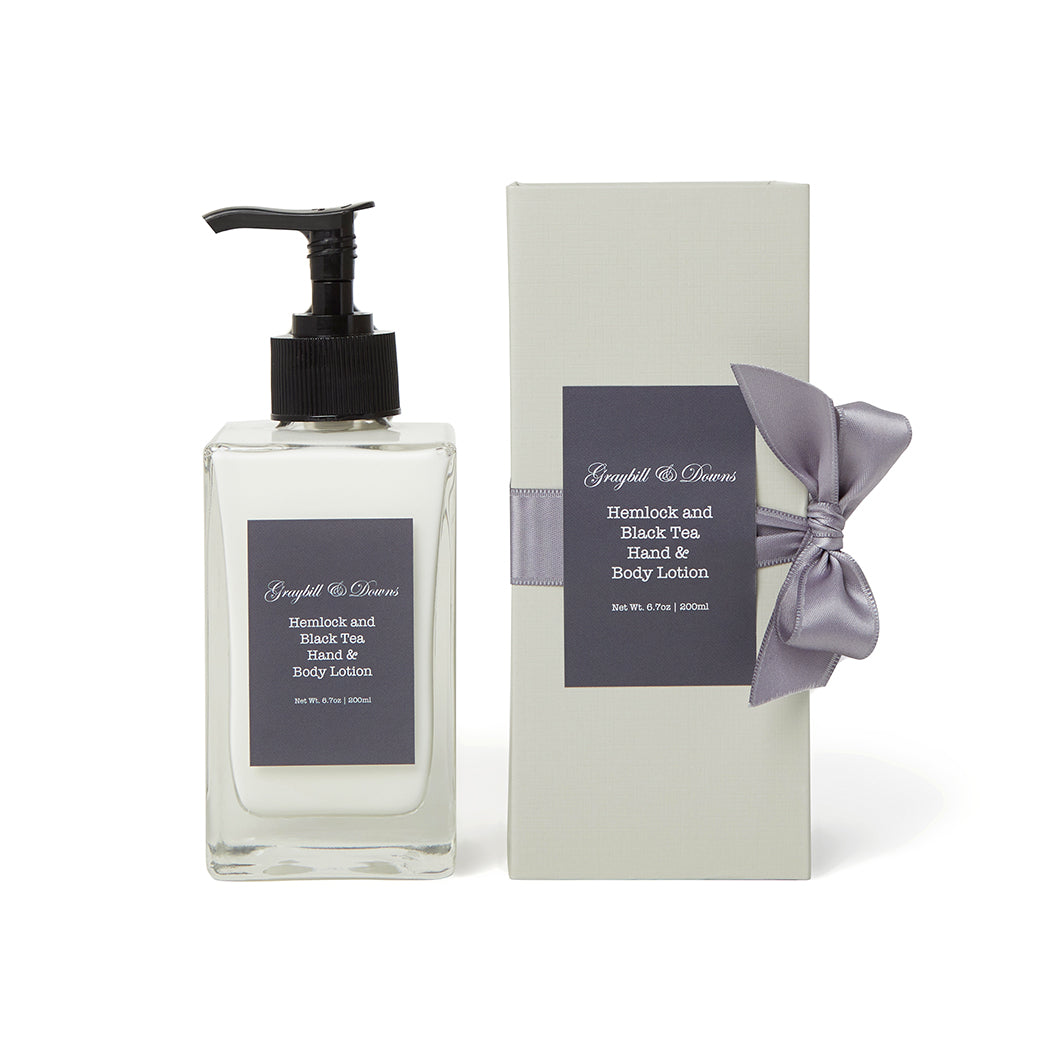 HEMLOCK AND BLACK TEA HAND & BODY LOTION