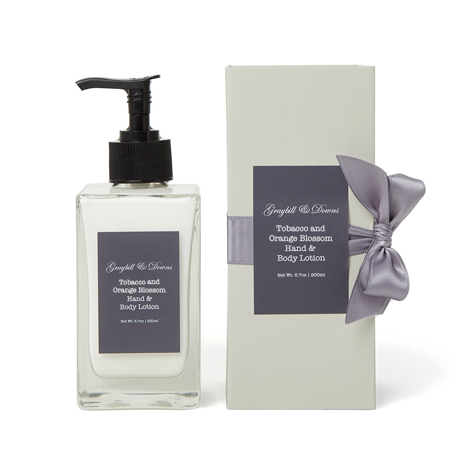 TOBACCO AND ORANGE BLOSSOM HAND & BODY LOTION