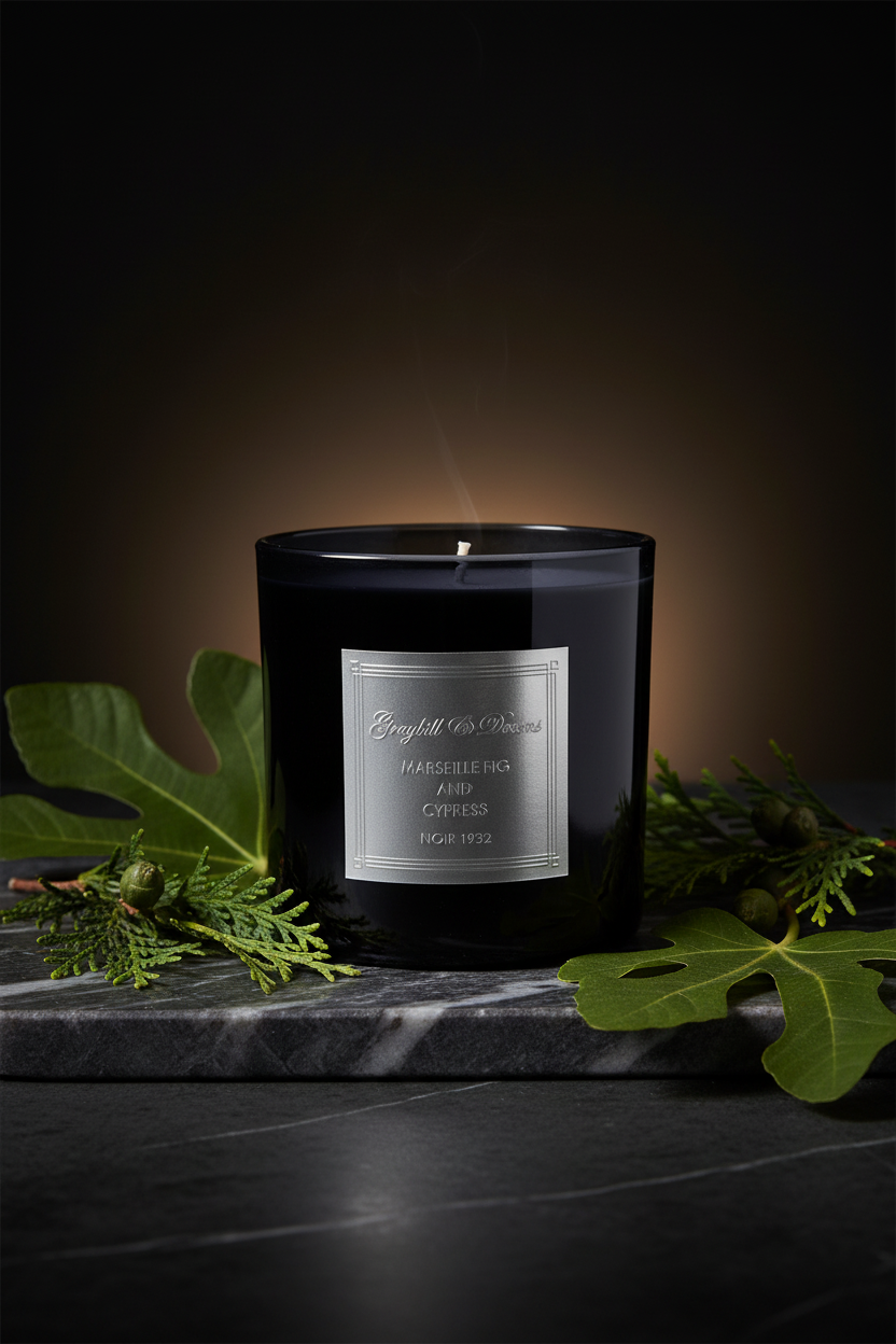 Graybill & Downs Marseilles Fig & Cypress Noir Candle