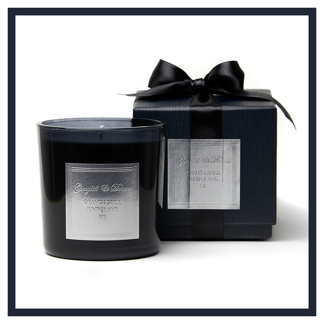 ORANGE SPICE, JUNIPER AND FIR " 1932" CANDLE