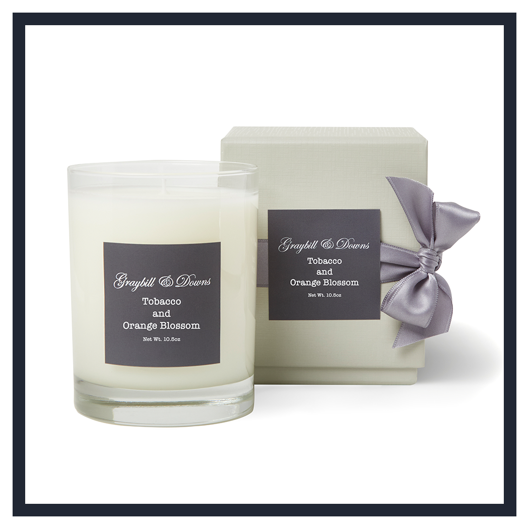 TOBACCO AND ORANGE BLOSSOM CANDLE