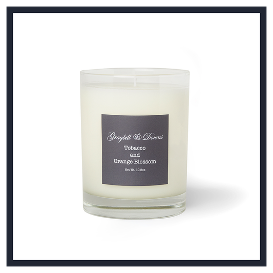TOBACCO AND ORANGE BLOSSOM CANDLE